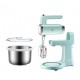Bear stand Mixer Egg Beater Stainless Steel Mixing Drum Automatic Rotation Cake Kitchen Blender 4L DDQ-B03V1