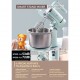 Bear stand Mixer Egg Beater Stainless Steel Mixing Drum Automatic Rotation Cake Kitchen Blender 4L DDQ-B03V1