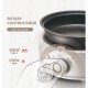 Bear Multi Electric Non-Stick pot Multipurpose Cooker 3 in 1 BMC-W12L
