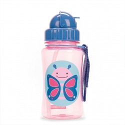 Skip Hop Zoo Straw Bottle Butterfly 12oz/350ml