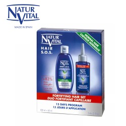 Naturvital Hair S.O.S Fortifying Hair Set (Shampoo  and  Tonic) 100ml/60ml