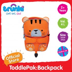 Trunki ToddlePak Backpack (Tiger) - Fancy Backpacks for Children