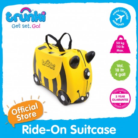 Trunki Ride-On Suitcase (Bernard)