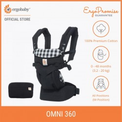 Ergobaby Omni 360 Baby Carrier All-in-One (Gingham)