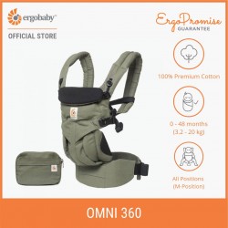 Ergobaby Omni 360 Baby Carrier All-in-One (Khaki Green)