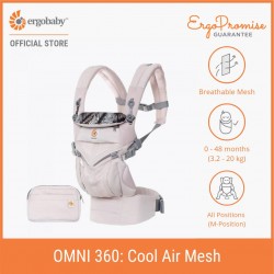 Ergobaby Omni 360 Baby Carrier - All-in-One Cool Air Mesh (Maui)