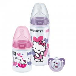 NUK Hello Kitty Premium Choice Trio Pack with PP Bottle / Silicone S1 M