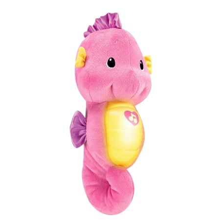 Fisher Price Soothe and Glow Seahorse Pink Soft Toys