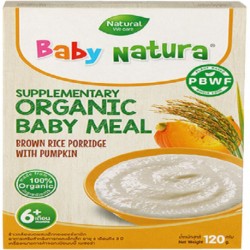 Baby Natura Organic Brown Rice Porridge (Pumpkin)
