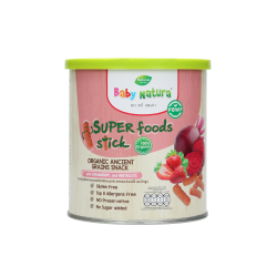 Baby Natura Organic Superfoods Stick (Strawberry and Beetroot)