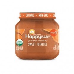 HappyBaby Clearly Crafted Jar Stage 1 - Sweet Potatoes