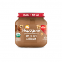 HappyBaby Clearly Crafted Jar Stage 2 - Apples, Oats & Cinnamon