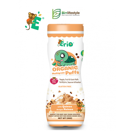 Erio Organic Multigrain Puffs Quinoa (45g)
