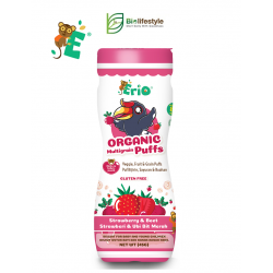 Erio Organic Multigrain Puffs Strawberry & Beetroot (45g)