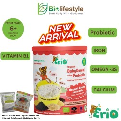 Erio Organic Baby Cereal With Probiotic Chia (200g)
