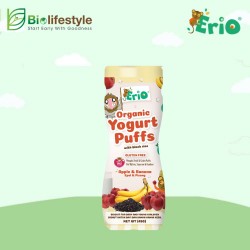 Erio Organic Black Rice Yogurt Puffs - Apple Banana (45g)