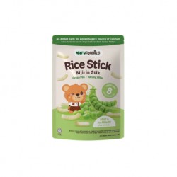 Natufoodies Rice Stick (In Pouch) 35g - Green Peas