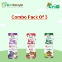 (Combo Pack Of 3) Erio Organic Black Rice Puff 45g