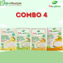 (Combo Pack Of 4) Baby Natura Brown Rice Porridge 120g