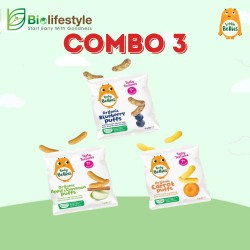 (Combo Pack Of 3) Little Bellies Organic Baby Puff 12g