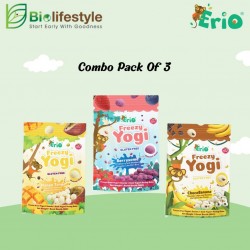 (Combo Pack Of 3) Erio Freezy Yogi Freeze Dried Yogurt Snacks 30g