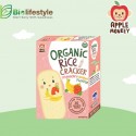 Apple Monkey Organic Rice Cracker 30g - Strawberry Banana