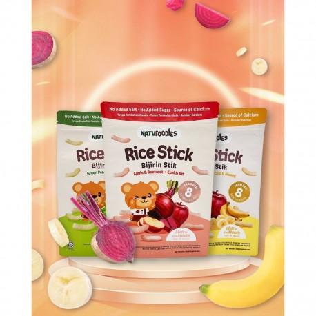 (Combo Pack Of 3) Natufoodies Rice Stick In Pouch 35g