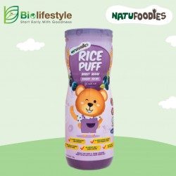 Natufoodies Rice Puff 60g - Blueberry