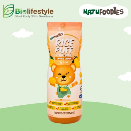 Natufoodies Rice Puff 60g - Mango