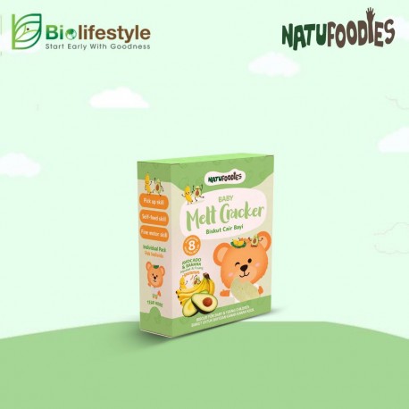 Natufoodies Melt Cracker 18g - Avocado & Banana