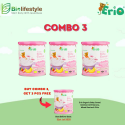 (Combo Pack Of 3) Erio Organic Baby Cereal Oatmeal with Banana Mixed Berry & Chia (200g x 3)