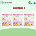 (Combo Pack Of 3) Erio Organic Baby Cereal Oatmeal with Banana Mixed Berry & Chia (200g x 3)