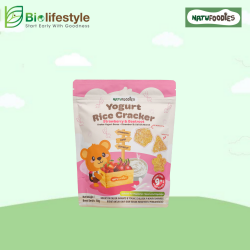Natufoodies Yogurt Rice Cracker Strawberry & Beet 50g