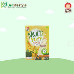 Apple Monkey Organic Multi Puff 25g - Pumpkin Carrot 