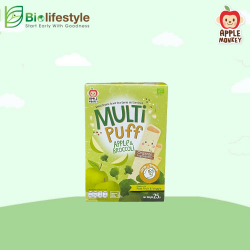 Apple Monkey Organic Multi Puff 25g - Apple Broccoli 