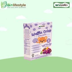 Natufoodies Waffle Crisp 20g - Purple Carrot, Mixed Fruit & Purple Sweet Potato