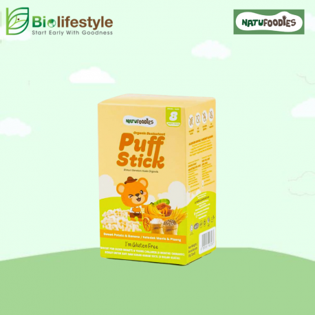 Special Edition Natufoodies Organic Puff Stick 21g - Sweet Potato & Banana 