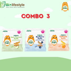 (Combo Pack Of 3) Little Bellies Organic Baby Puff 12g