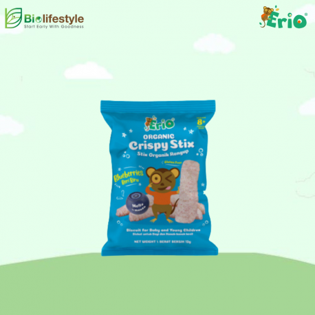 Erio Organic Crispy Stix (12g) - Blueberries