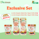 *Exclusive Set* Erio Organic Black Rice Yogurt Puffs (45g x 2pcs) + (15g x 2pcs)_232156