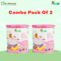 (Combo Pack Of 2) Erio Organic Baby Cereal Oatmeal with Banana Mixed Berry & Chia (200g x 2)
