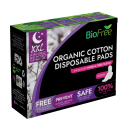 BioFree Organic Cotton Disposable Pad - Night Use (7pcs Ultra Thin) - XXL 320mm