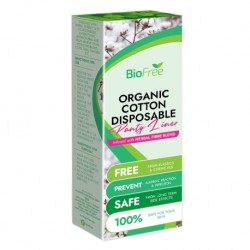 BioFree Organic Cotton Disposable Panty Liners (30pcs Ultra Thin) - L 180mm