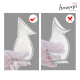 Bmama Manual Breast Pump Milk Collector Silicone BPA Free Milk Saver with Cover Food-Grade