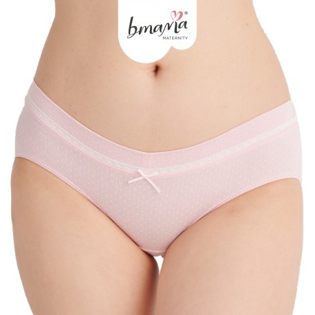 Low Waist Maternity Hygiene Panties (Pink)