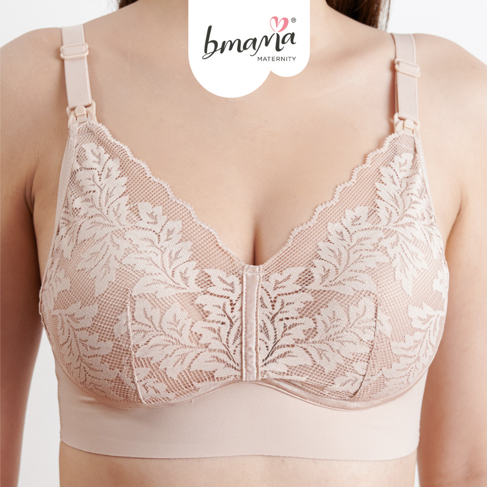 Wireless Front Open Nursing Bra Soft Lace Breathable 3D Seamless Maternity  Breastfeeding Bras Cotton For Pregnant Women Clothing