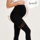 Compression Shaper Maternity Long Legging - Black