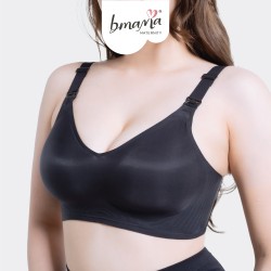 Bmama Ultimate Ultra-Light Comfort Seamless Air Nursing Bra - BR811 BLACK