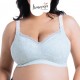 Bmama Plus Size 2-Tone Green Tea Lace Top Open Nursing Bra (Green)