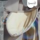 Bmama Mulberry Silk Front-Button Nursing Bra (Beige)